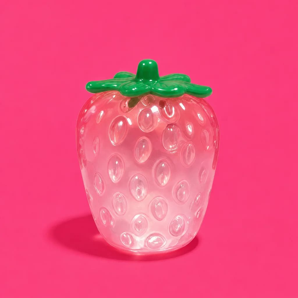 Crystal Strawberry Squishy, photo 1 of 5